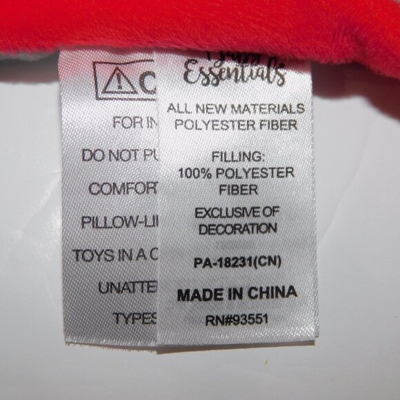 Baby Essentials Rocket Space Ship Black Gray Stars Red Trim Security Blanket - Picture 5 of 7